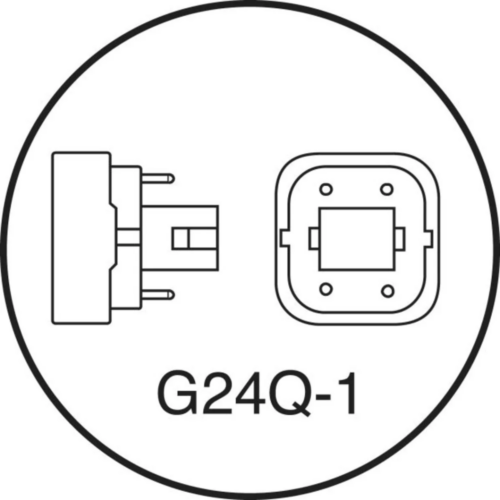 BULB COMPACT FLUOR 13W G24Q-1 - Part #:  438000 - Image 2