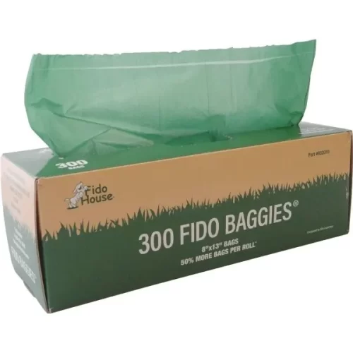 POOPY DOG BAG 300 PER BOX W/TIE HANDLE - Part #:  Q1652