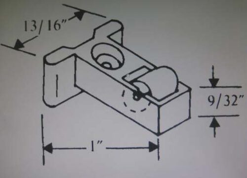 WINDOW ROLLER ASSY - Part #:  52-638