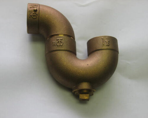 TRAP CAST BRASS 1 1/2CXC W/CO - Part #:  CDFPTW15