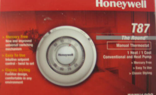 HONEYWELL ROUND THERMOSTAT - Part #:  HT87N1000