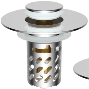 UNIVERSAL POP UP BATH SINK STRAINER CHROME FITS IN EXISTING BATH DRAIN PART#: 78762U